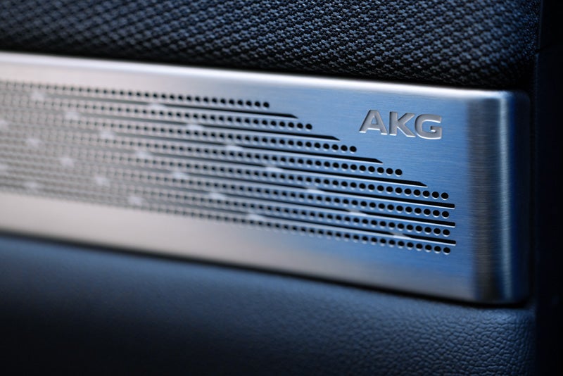 Close-up View of the AKG Studio Audio Speaker | House Cadillac in OWATONNA MN